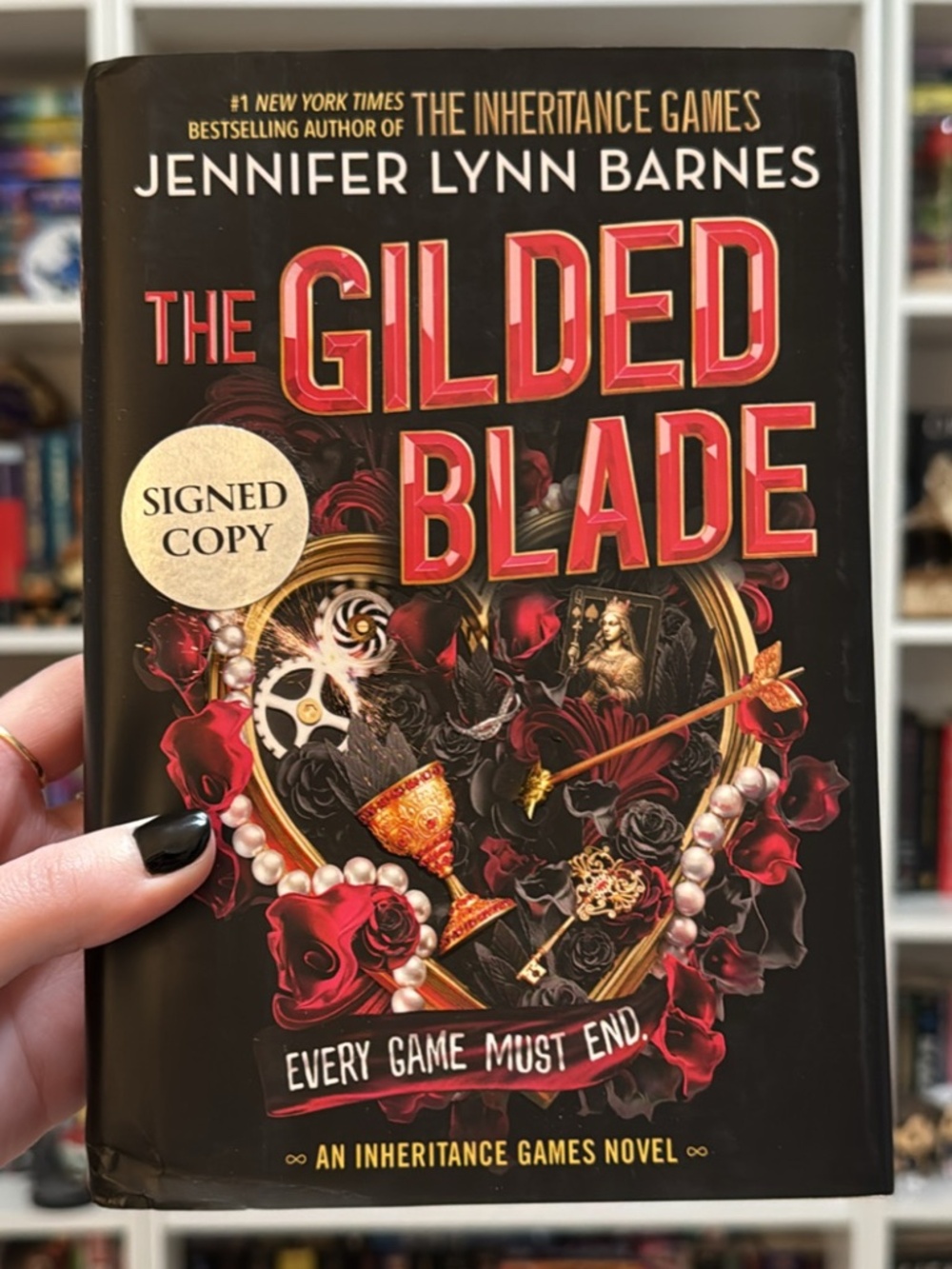 *SIGNED COPY* YA Mystery Book: The Gilded Blade by Jennifer Lynn Barnes